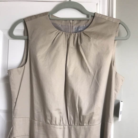 Lightweight, fully lined, ecru dress - Picture 3 of 7